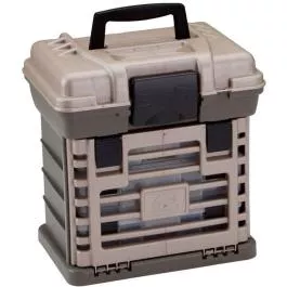 Plano Stow N Go Medium Tackle Box - Graphite Gray/Sandstone