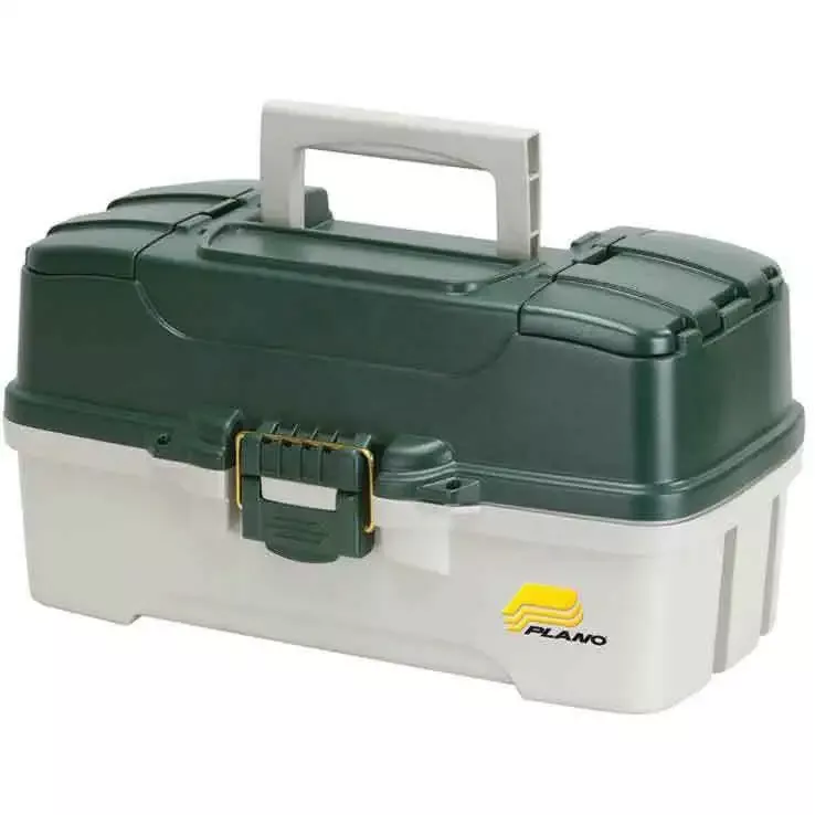 Plano Three Tray Tackle Box Green