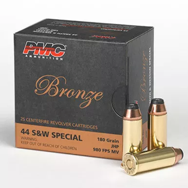 PMC Bronze 44 S&W Special PMC 180 Grain Hollow Point 25 Round