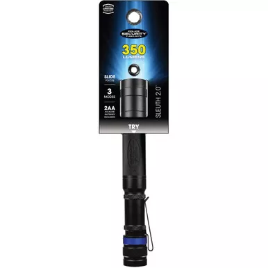 Police Security Flashlights 98404 Sleuth 2.0 Flashlight, Black