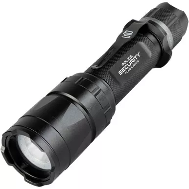 Police Security Flashlights 98868 Trac Tact Flashlight with UV, 1000 Lumens, Black