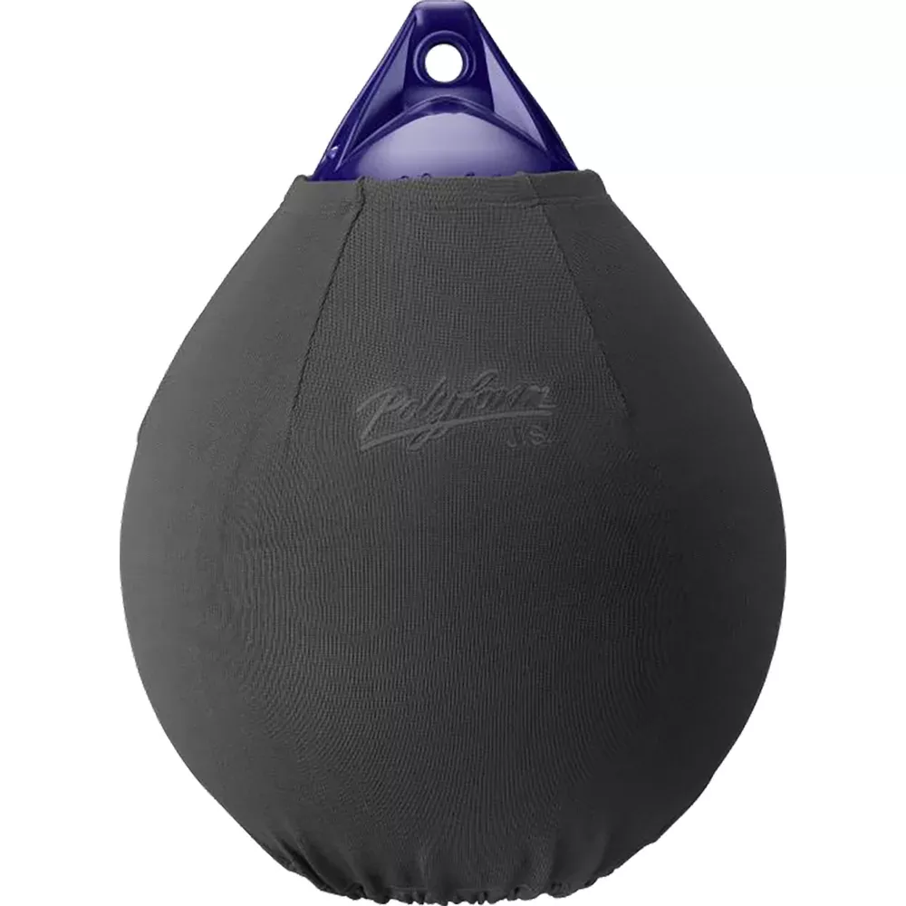 Polyform Elite Boat Fender Cover f/A-3 - Ball Style - Graphite - EFC-A3 GRAPHITE