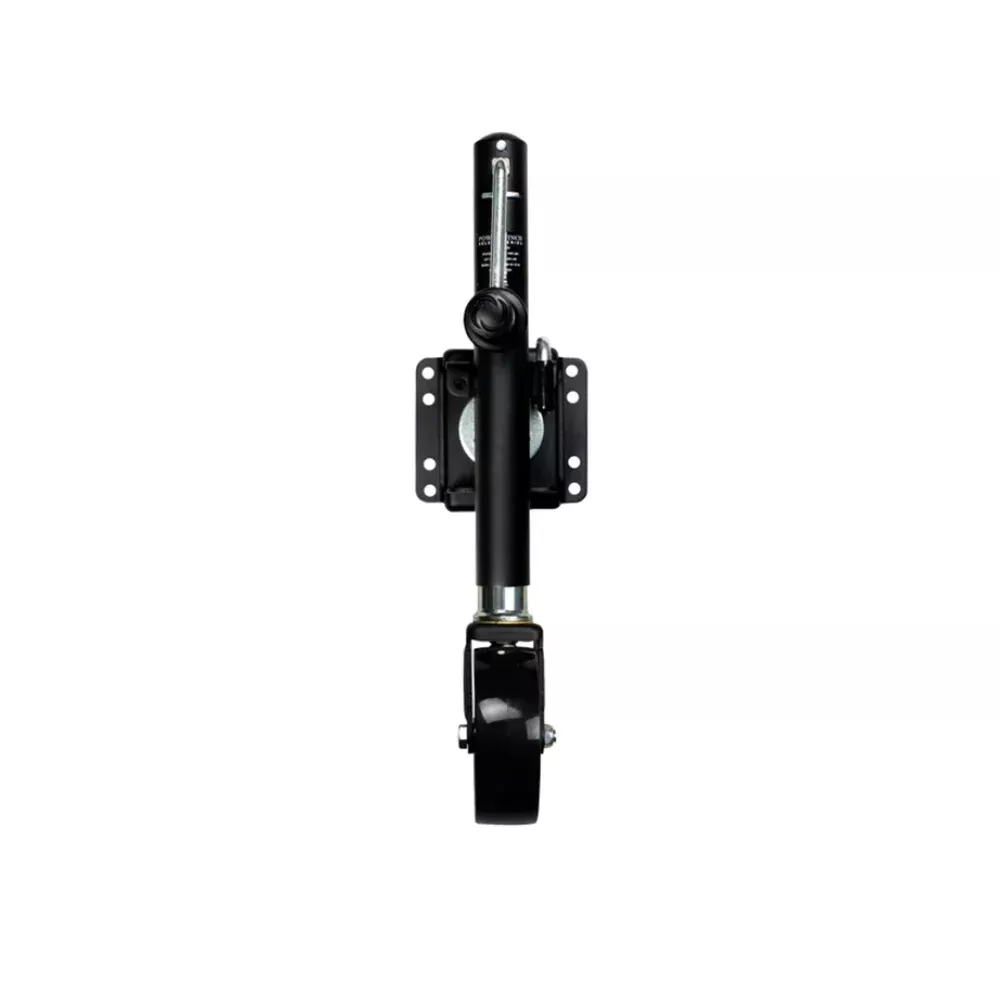 Powerwinch Select Series Jack - 1200lb, Bolt-On, Single Wheel, Carbon Black - 21400-J-1200-B1-B-R