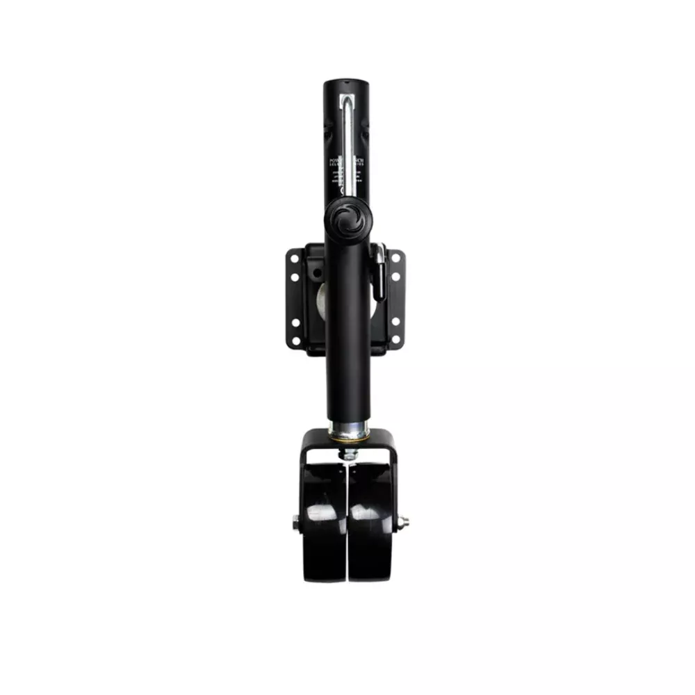 Powerwinch Select Series Jack – 1500lb, Bolt-On, Double Wheel, Carbon Black – 21400-J-1500-B2-B-R