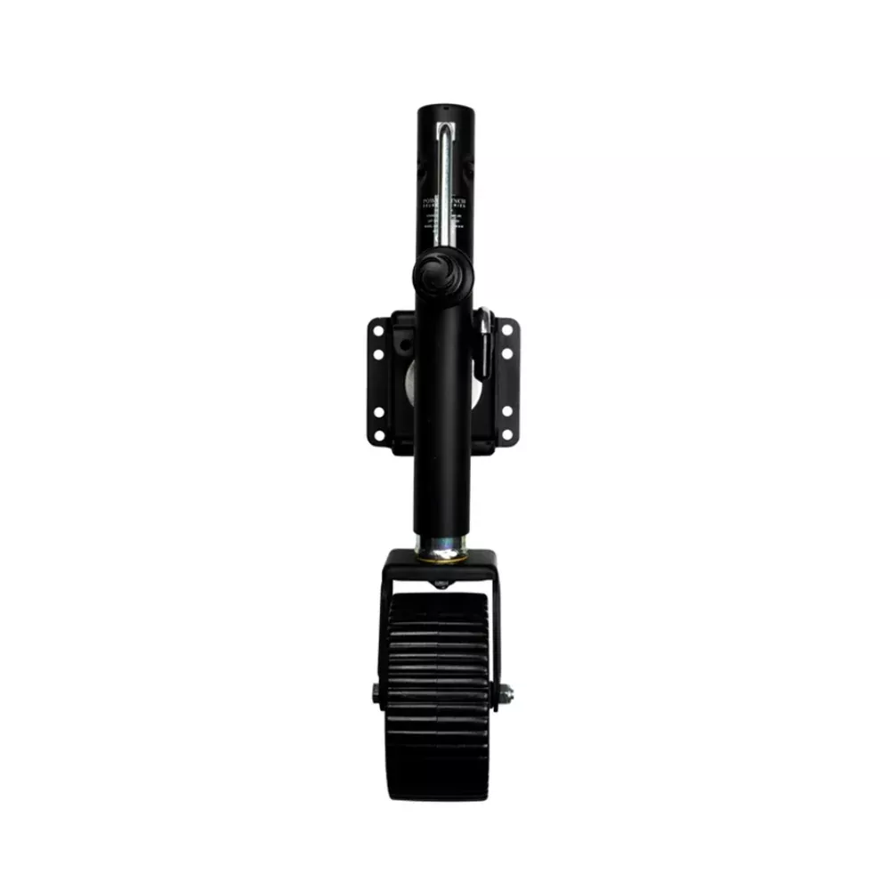 Powerwinch Select Series Jack - 1500lb, Bolt-On, Single Wheel Wide, Carbon Black - 21400-J-1500-B1W-B