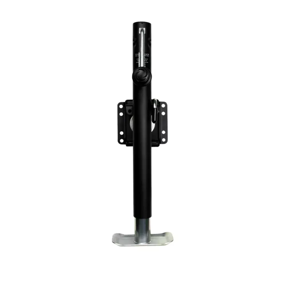 Powerwinch Select Series Jack – 2500lb, Bolt-On, Flat Plate, Carbon Black – 21400-J-2500-BF-B-R
