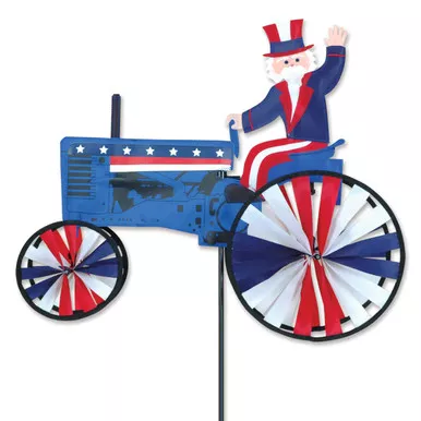 PREMIER KITES 22in Uncle Sam on a Tractor Spinner (26851)