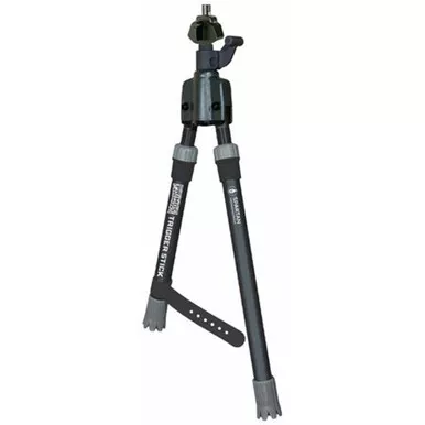 Primos 65828 GM Bipod with Spartan Adapter, Black, Short