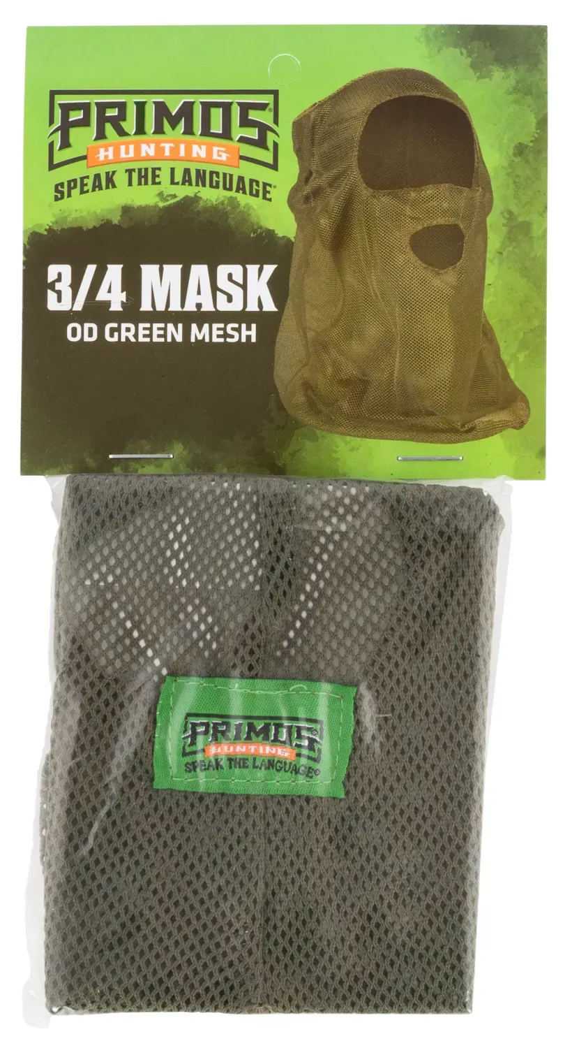Primos Mesh 3/4 Face Mask OD Green