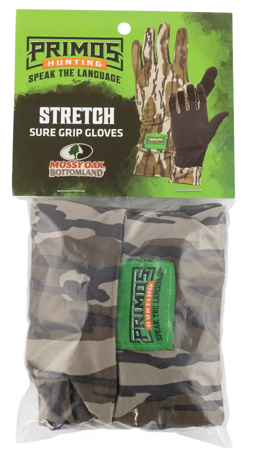 Primos Stretch Sure Grip Gloves MO Bottomland