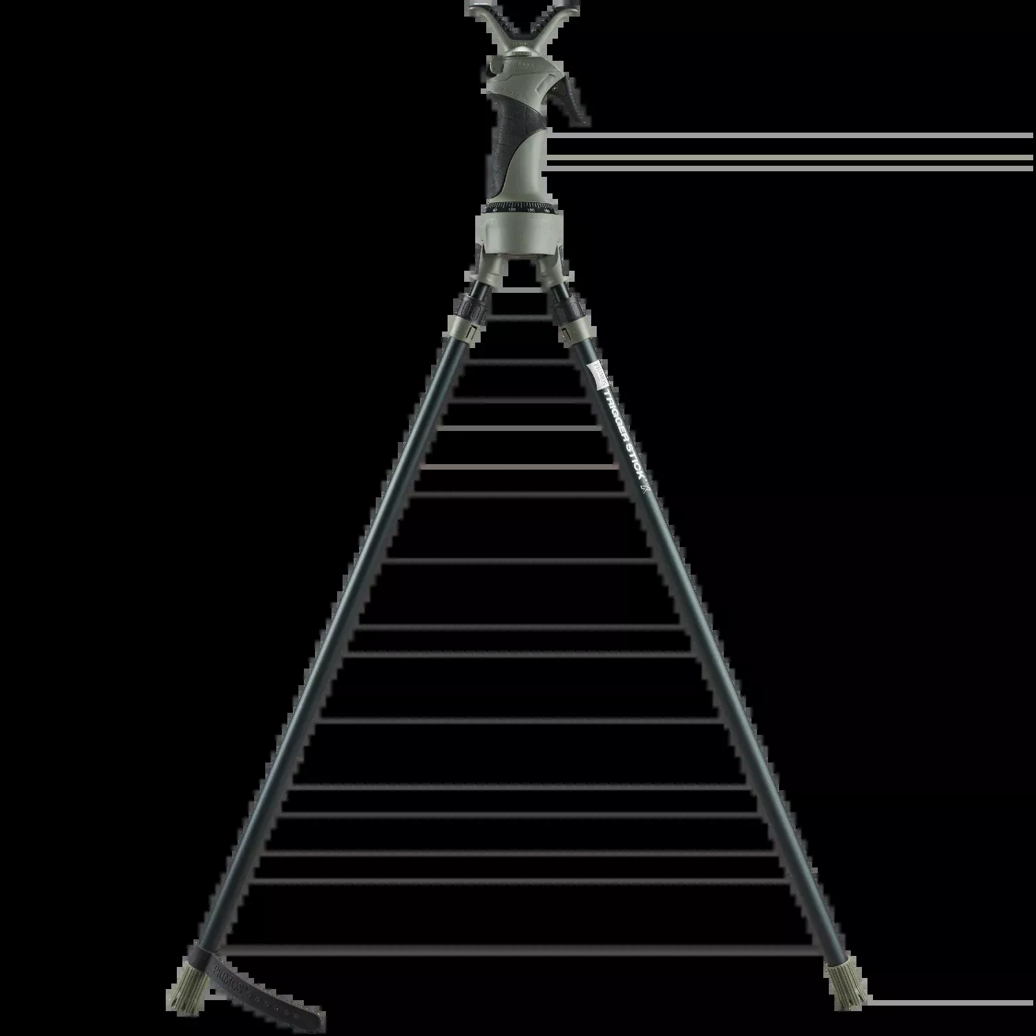 Primos Trigger Stick X Tall Bipod (41–66″) | Adjustable Shooting Stick #64202