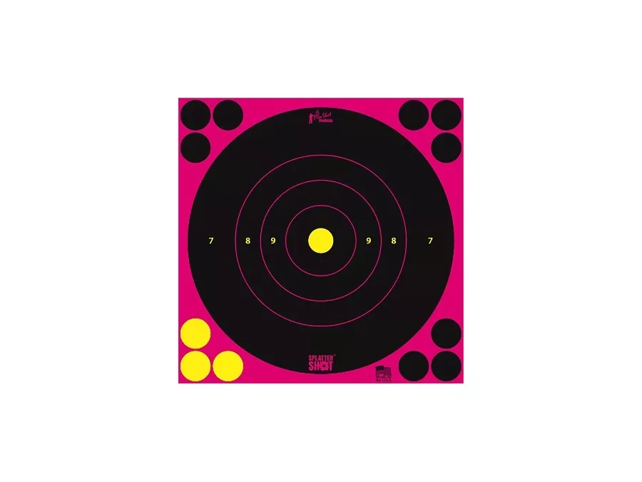 Pro-Shot SplatterShot Self-Adhesive Paper Black/Pink 8", 6