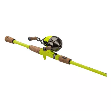 PROFISHIENCY 6ft Flash Fiberglass Spincast Combo (6FLASHSCREC)