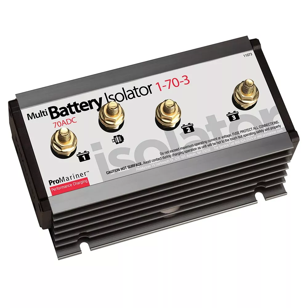 ProMariner Battery Isolator – 1 Alternator – 3 Battery – 70 AMP [11073]