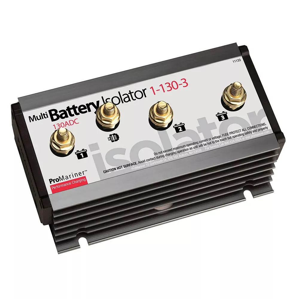 ProMariner Battery Isolator – 130 AMP – 1 Alternator – 3 Battery [11133]