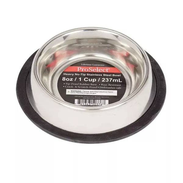 ProSelect X-Super Heavy-Duty No-Tip Mirror Bowls 8 Oz #ZW142
