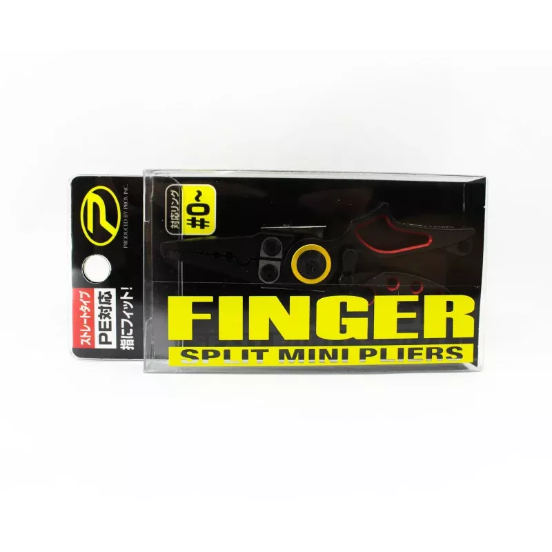 Prox PX162RKG Plier Finger Split Mini Black Red (5286)