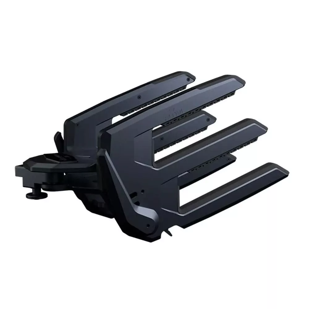 PTM Edge ClampForce 3.0 Clamping Wake Board Rack – Pair – Black