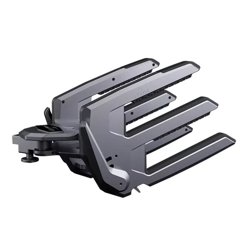 PTM Edge ClampForce 3.0 Clamping Wake Board Rack – Pair – Grey – P13491-9010TEBGR