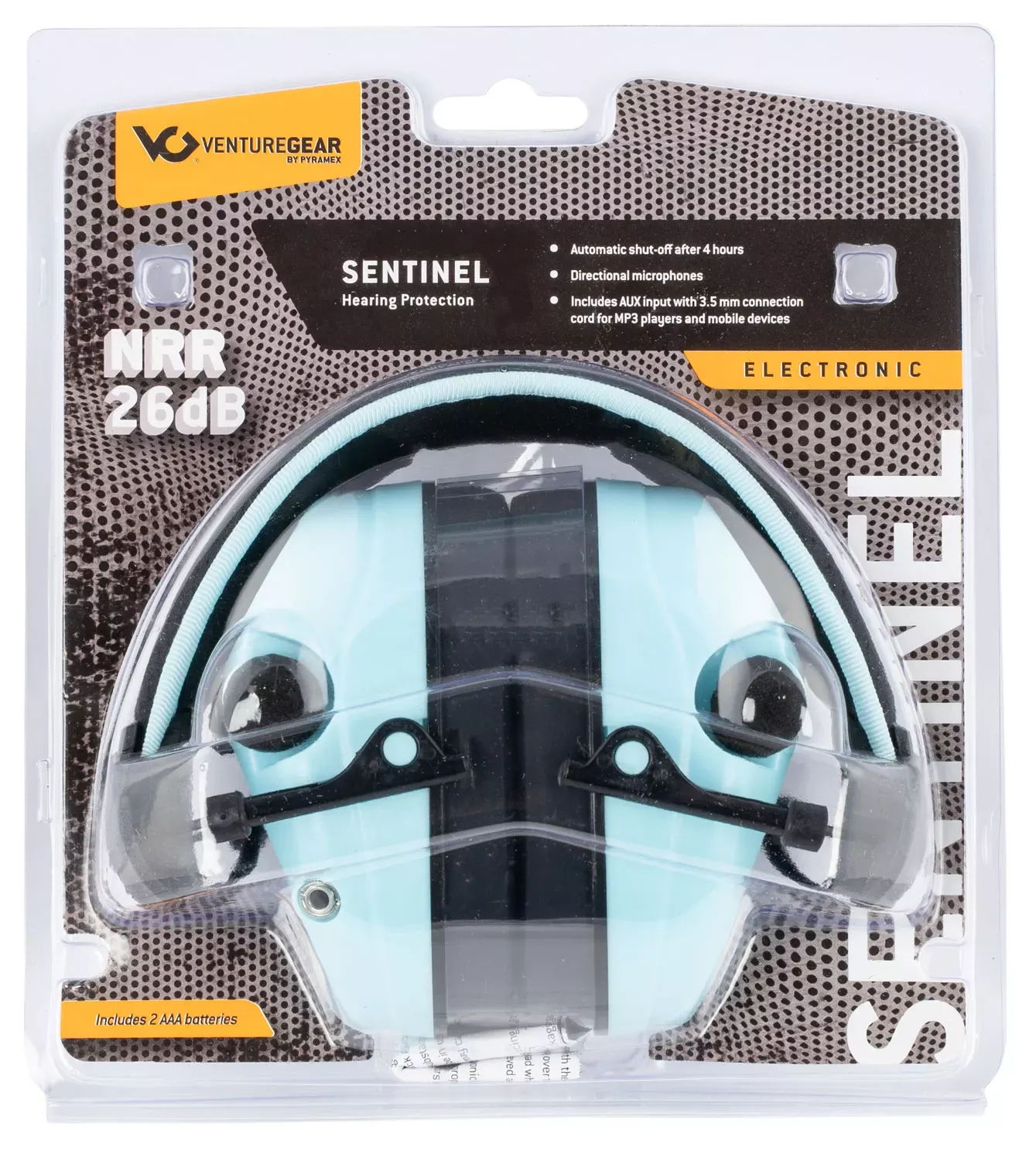 PyramexVenture Gear Sentinel Muff 26 dB Over the Head