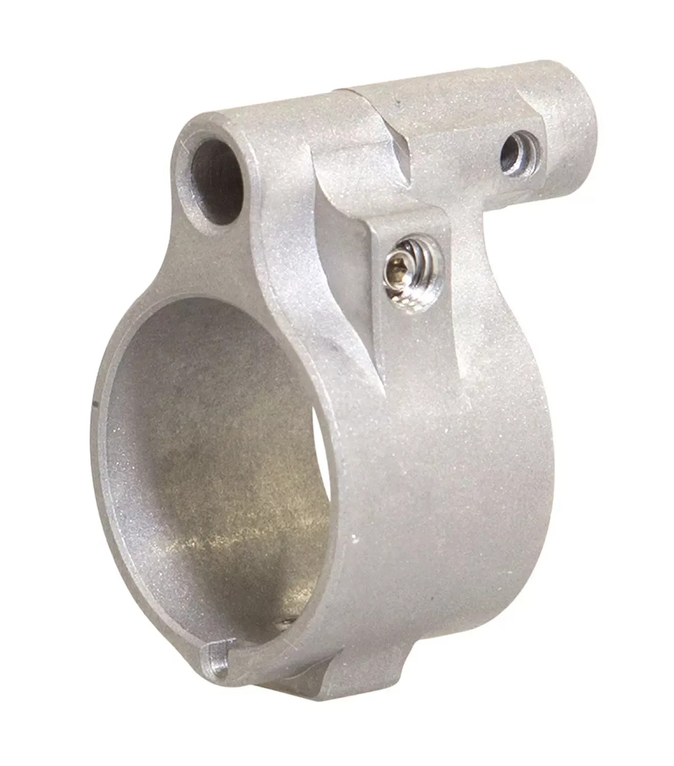 Q LLC Gas BlockAdjustable .750" Silver Steel