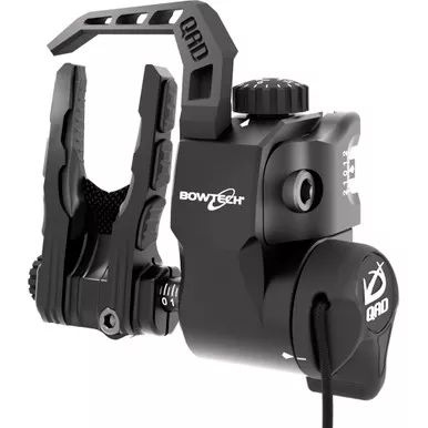 QAD UBMX2BK-L Ultrarest Integrate MX2 Rest for Bowtech Bows, Black, Left Hand