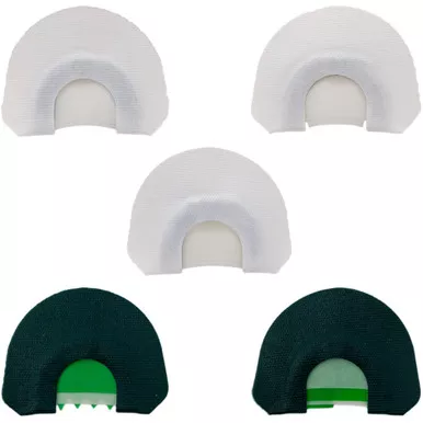 Quaker Boy 11317 Fab 5 Diaphragm Call Combo Pack for Turkey Calling, Green