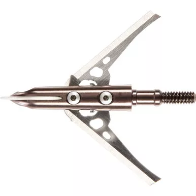 Rage R38900 2-Blade COC NC Broadheads, 2 Blade, 100 Grain, Grey, 3 Pack