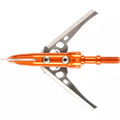 Rage R38902 Crossbow X NC Broadheads, 2 Blade, 100 Grain, Orange, 3 Pack
