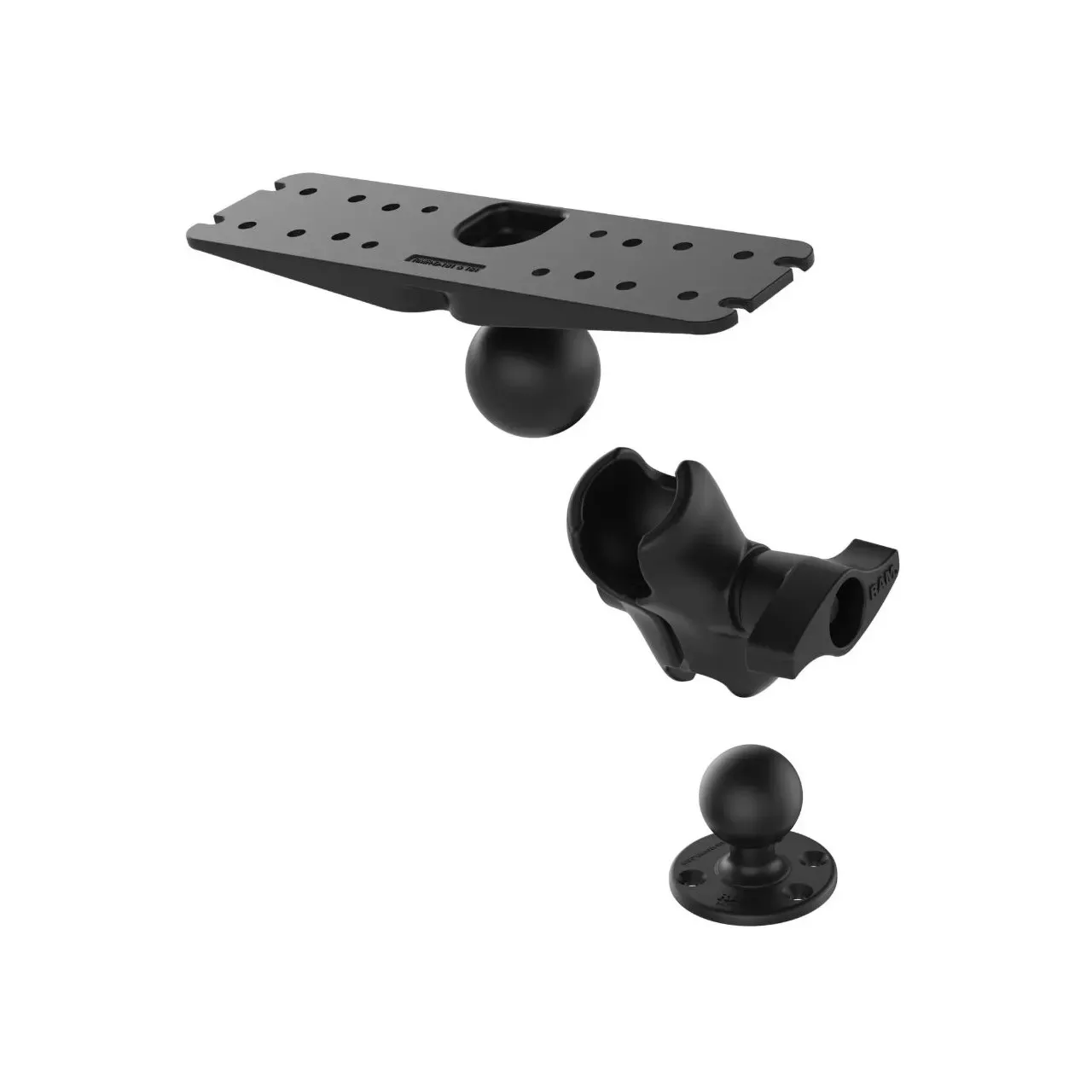 RAM Mounts Large Marine Electronics Mount – D Size/Short Arm