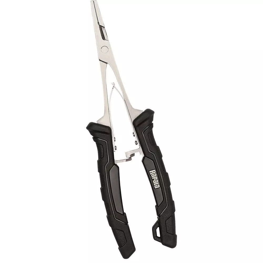 Rapala 7-inch Precision Forceps with Built-in Line Scissors and Locking Handles – RPREF7