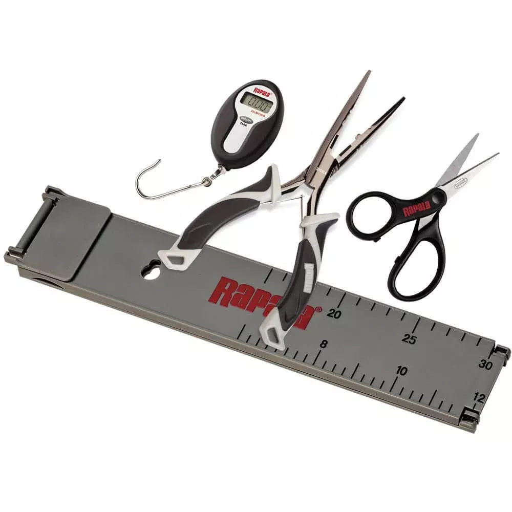 Rapala Fisherman’s Tool Combo * All-in-One Angler*s Essential Set – RFMTC