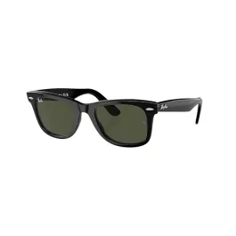 Ray-Ban Unisex Wayfarer - Black - G-15 Green - Non-Polarized