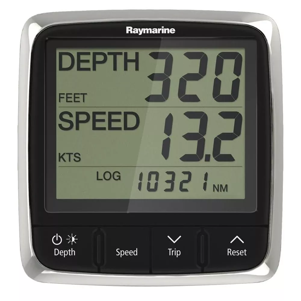 Raymarinei50 SeaTalkng Instruments – Tridata w/Thru-Hull Transducer