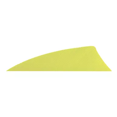 Rayzr Feathers 2 Inches, RW, 50 Pack - Flo Yellow