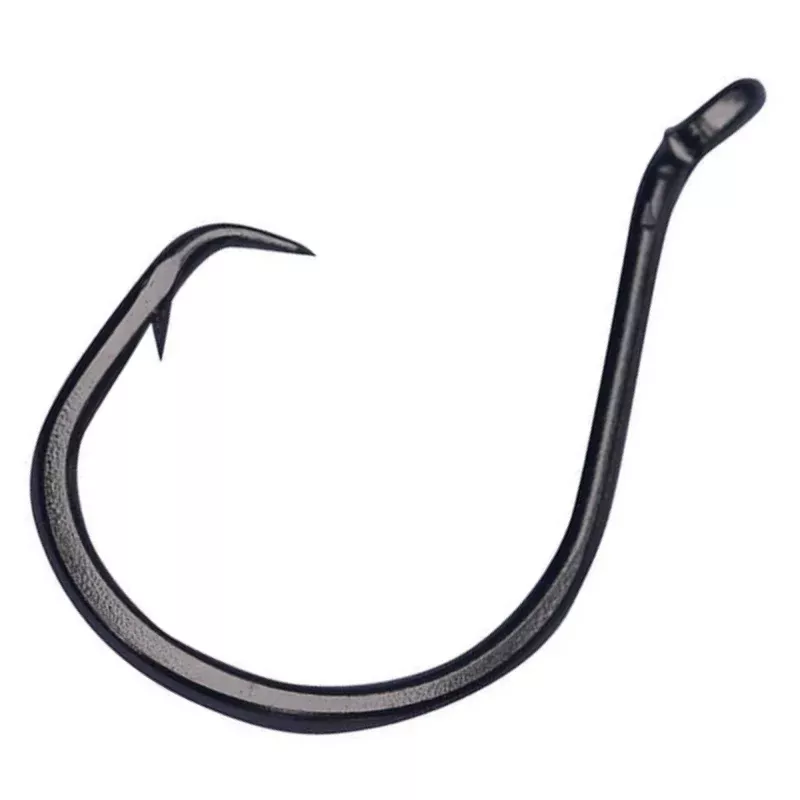 Reaction Tackle Heavyweight Catfish Circle Hooks – Offset Octopus Hooks (25 Pack) – New