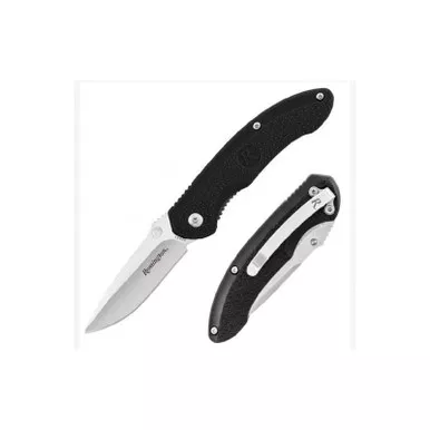Remington 2.6" Drop Point Blade Folding Knife Black