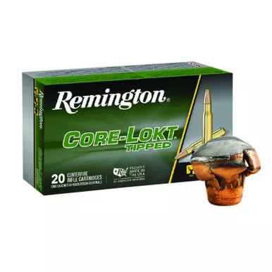 Remington Core-Lokt Tipped .308 Win 165 Grain Ammunition 20 Rounds