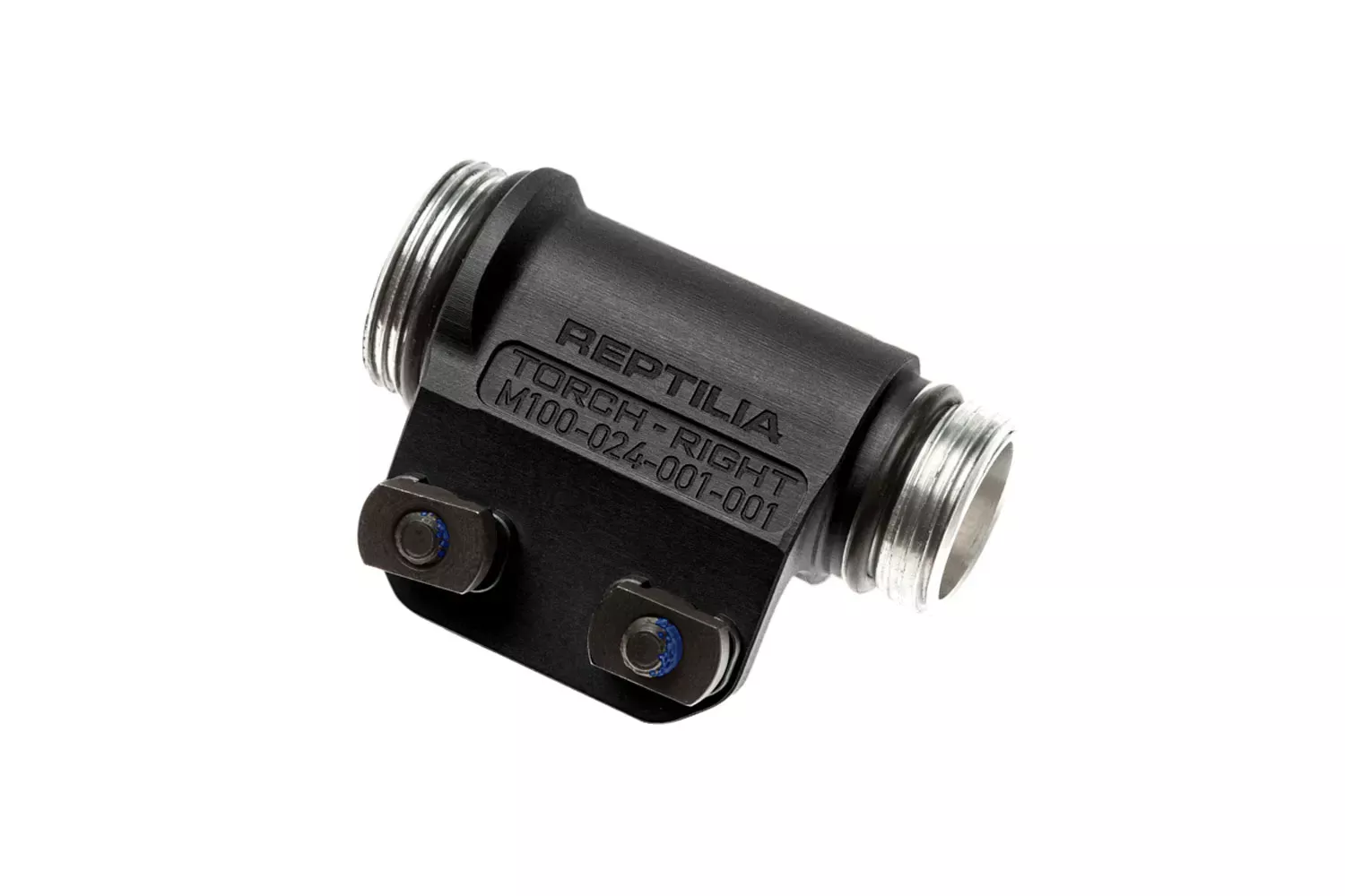 REPTILLA,LLC Torch3V/CR123 M-LOK Black Hardcoat Anodized Right Side