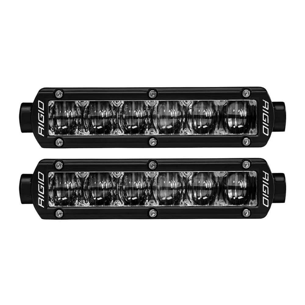 RIGID Industries SR-Series 6″ SAE Fog Light – Compliant Pair