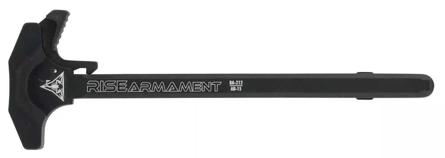 Rise Armament Extended Charging HandleAR-15 Black 7075 Aluminum