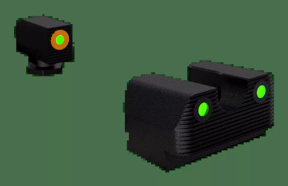 Rival Arms Tritium Night Sgt - Set For Glock 42/43 Orng Ring