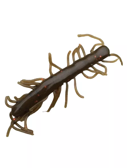 River Rock Baits Helgripede 3.5" - Green Pumpkin Copper