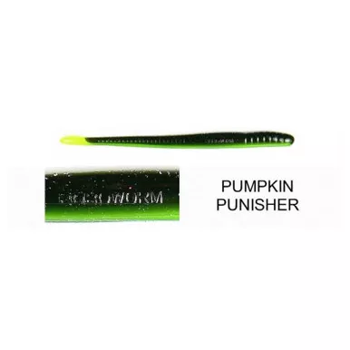 ROBOWORM FAT STRAIGHT TAIL WORM Pumpkin Punch 6"