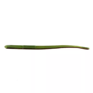 Roboworm Straight Tail Worm Soft Plastic Worm 8 pack Green Weenie 6"