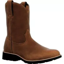 Rocky Men's Monocrepe Unlined Pull-On Western Boot - Crazy Horse - 8.5 Medium Width