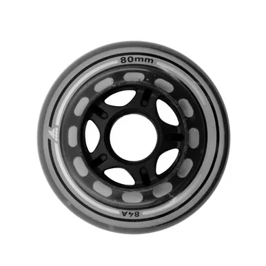 ROLLERBLADE 80mm/84A Clear Wheels, 8-Pack (06953200080)