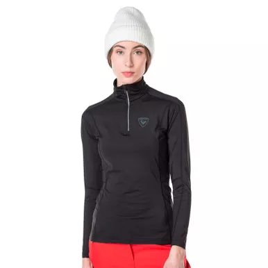ROSSIGNOL Women's Classique 1/2 Zip Baselayer Top (RLMWL08)