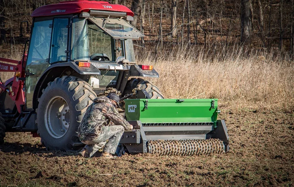 RTP Ground Breaker Series 3’ 6’ & 9’Food Plot Planter | Model Ground Breaker 3, 6, & 9 | Width 39”, 75” & 110” | 30-60 HP| For Tractors