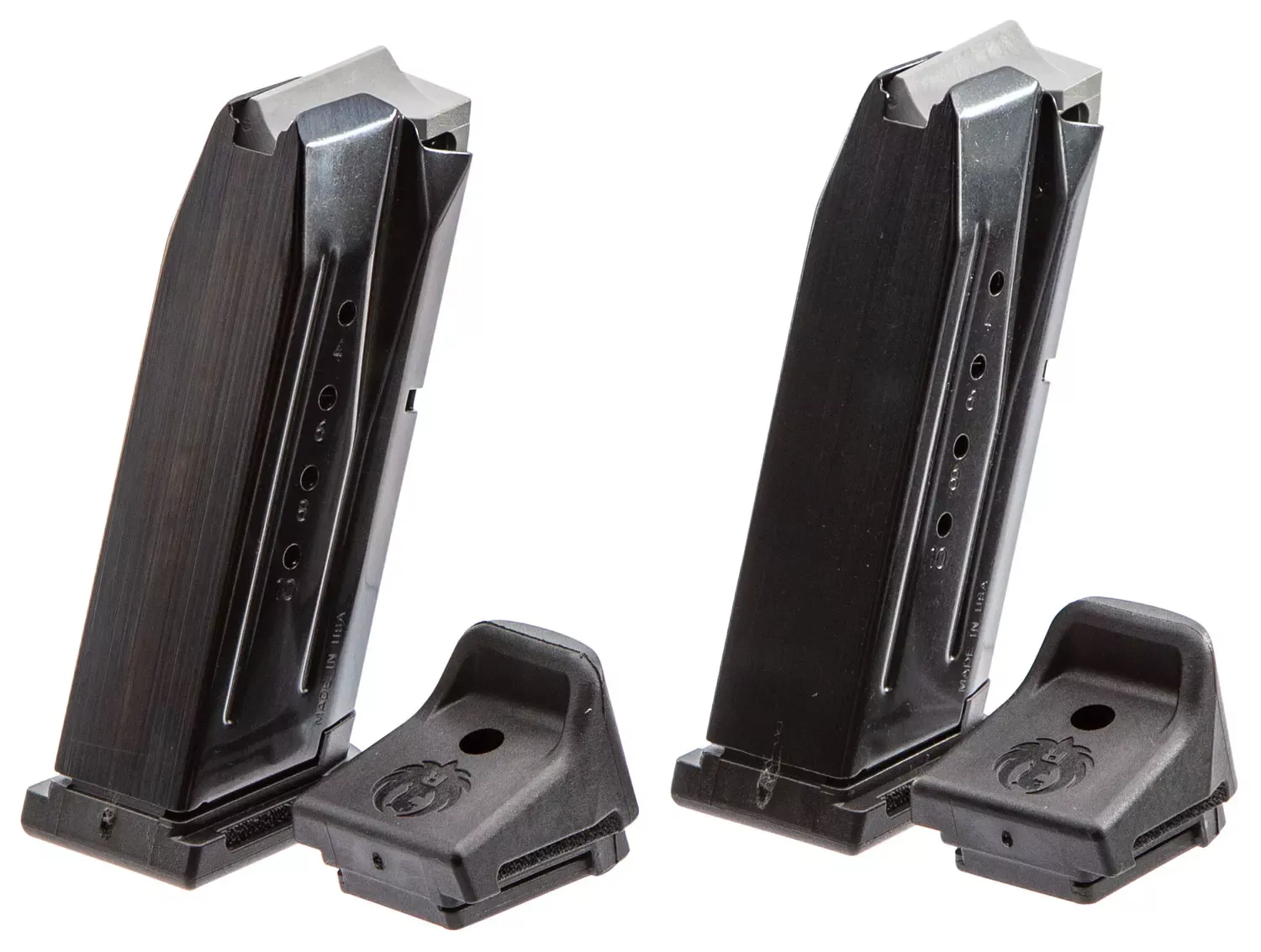 Ruger OEM Value Pack Black Oxide Detachable 10rd for 9mm Luger Ruger Security-9 Compact 2 Per Pack